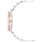Matrix date watch Swiss Made, Metal bracelet, Rose gold tone, Mixed metal finish